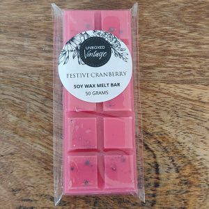 Festive Cranberry Soy Wax Melt Snapbar